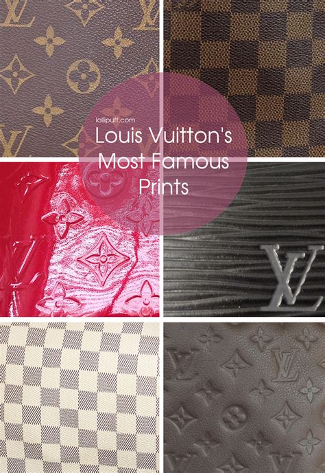 louis vuitton patterns and materials